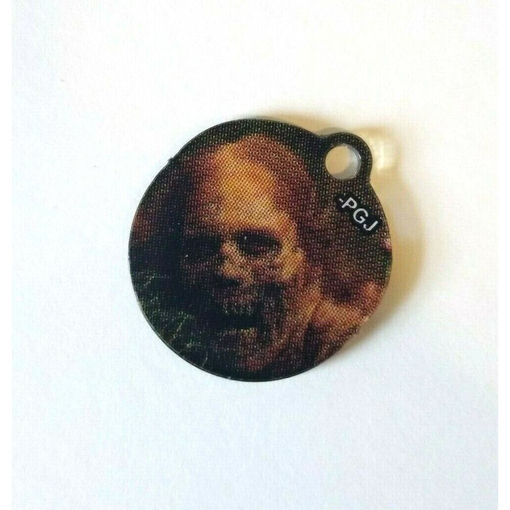 Walking Dead Pinball Zombie Killer Keychain Original NOS Plastic Game Promo PGJ